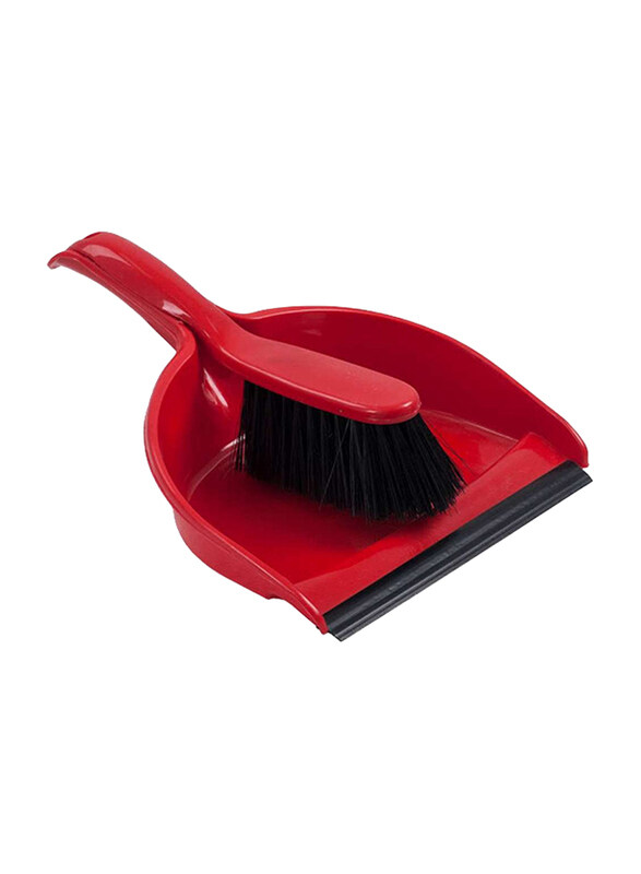 

Chemex Floormaster Dustpan with Brush Set, Red, 35cm