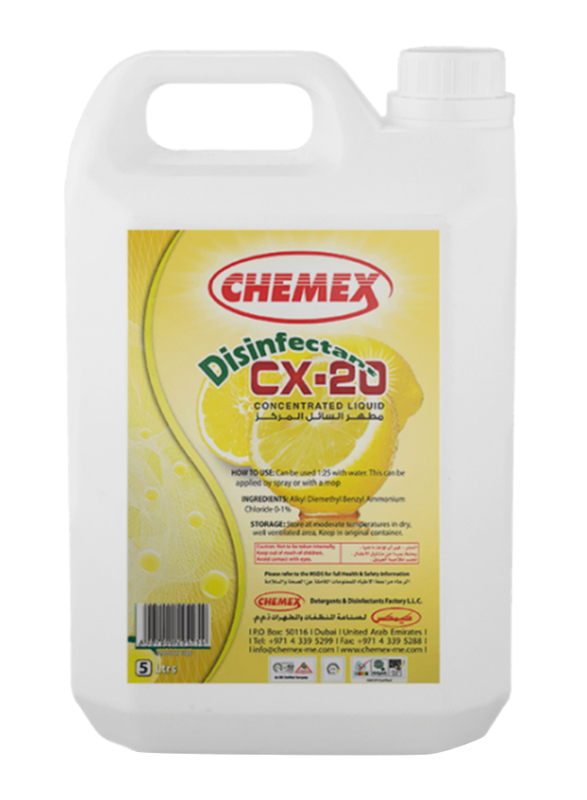 Chemex CX-20 Disinfectant Floor Cleaner, 5 Liter
