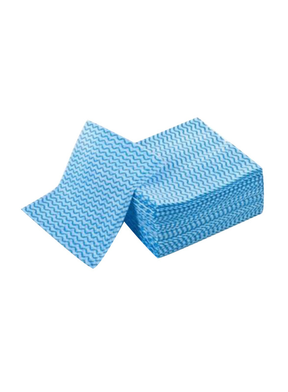 Chemex Semi Disposable Cleaning Cloth, Blue, 50 x 40cm