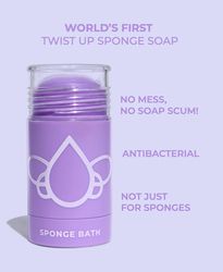 Super Sponge Original Cleaning Soap Makeup Sponge, Purple