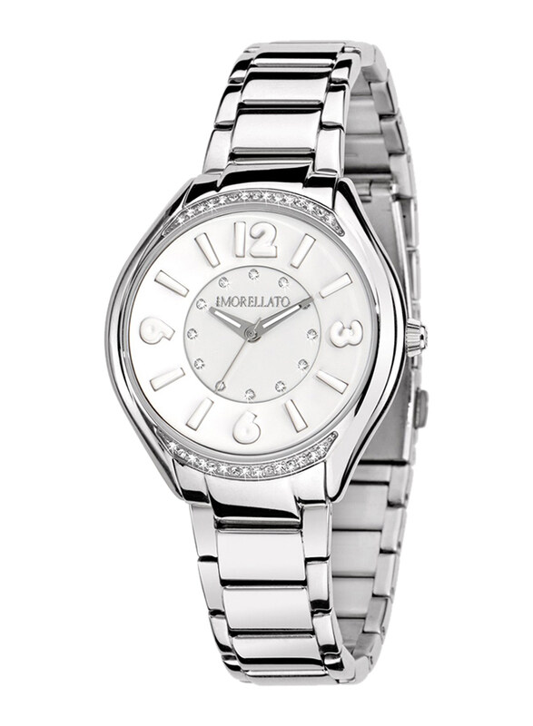 

Morellato Panarea Analog Watch for Women with Stainless Steel Band, Water Resistant, R0153104503, Silver-White