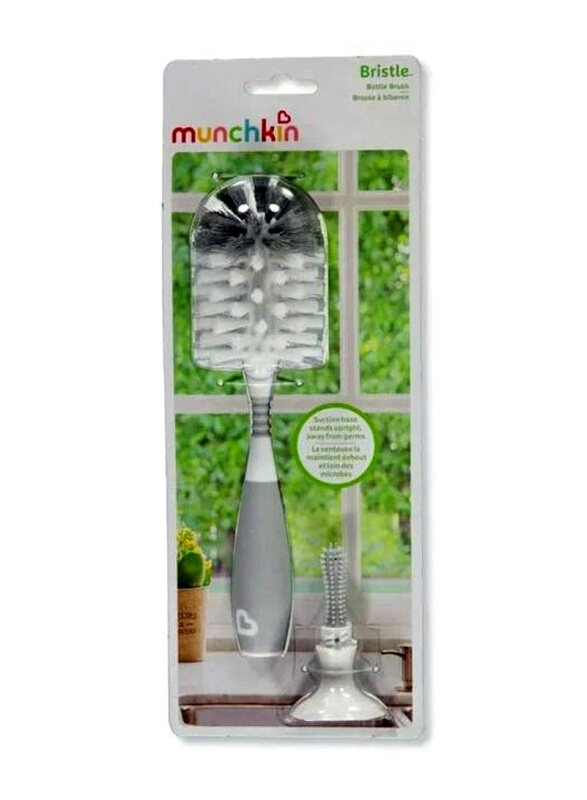 

Munchkin Deluxe Bottle & Teat Brush, Grey