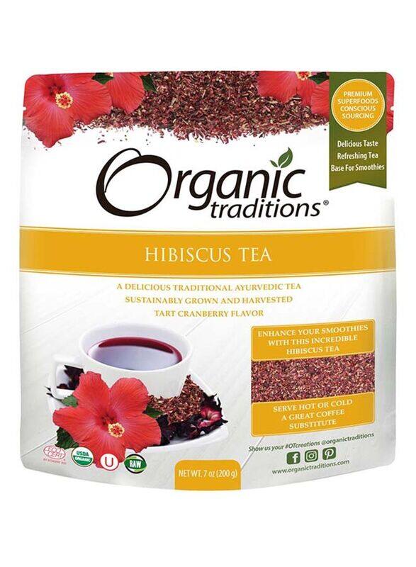 

Organic Traditions Organic Hibiscus Tea Cut, 200g