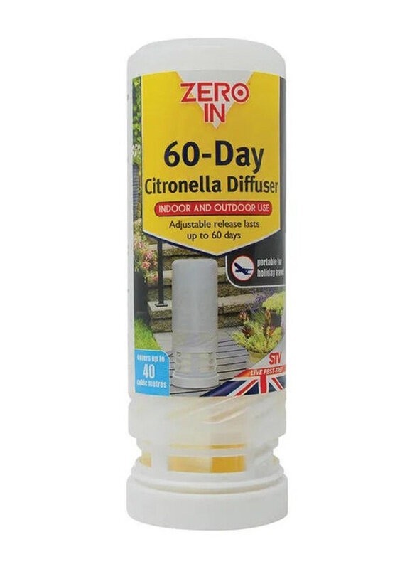 

Stv Zero In 60 Day Citronella Diffuser Fly & Insect Killer, White