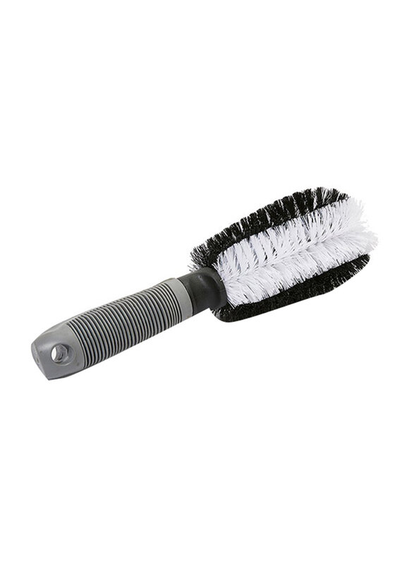 

Auto Plus Wheel Brush, Grey/White/Black