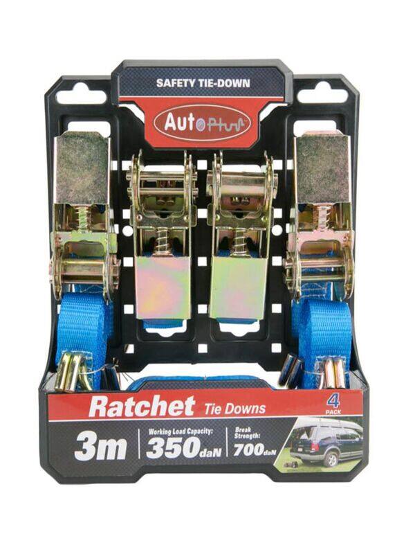 

Auto Plus Ratchet Strap, 3-Meter, 4 Pieces