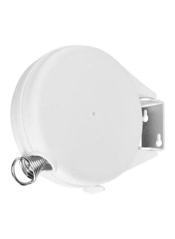 

Honey Can Do Retractable Clothesline, 40Feet, White/Silver