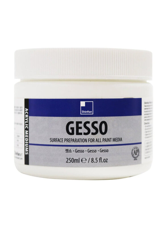 

Shinhan Acrylic Medium Gesso, 250lm, White