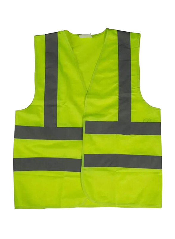 Mkats Reflective Safety Vest Jacket, Yellow