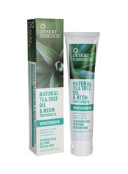 Desert Essence Natural Tea Tree Oil & Neem Toothpaste, 176g
