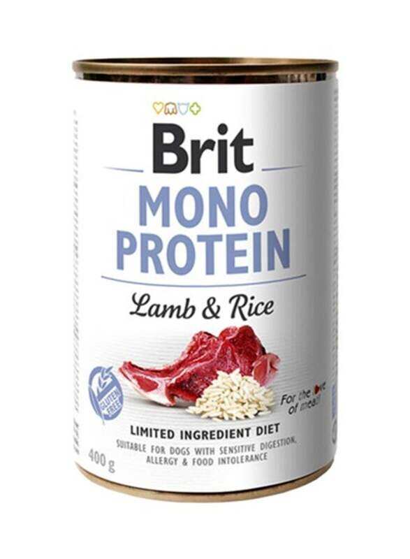 

Brit Mono Protein Lamb And Rice Pet Wet Dog Food, 400g