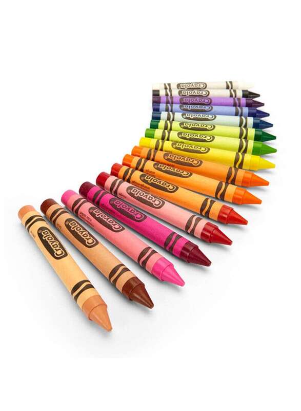 Crayola Large Crayons, 16 Pieces, Multicolour