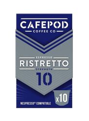 Cafepod Espresso Ristretto Coffee, 10 Pieces 55g