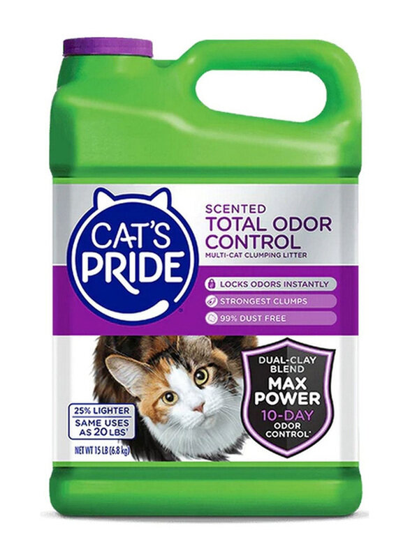 

Cat`s Pride Cats Pride Total Odor Control Scented Cat Litter Jug, 6.8 Kg