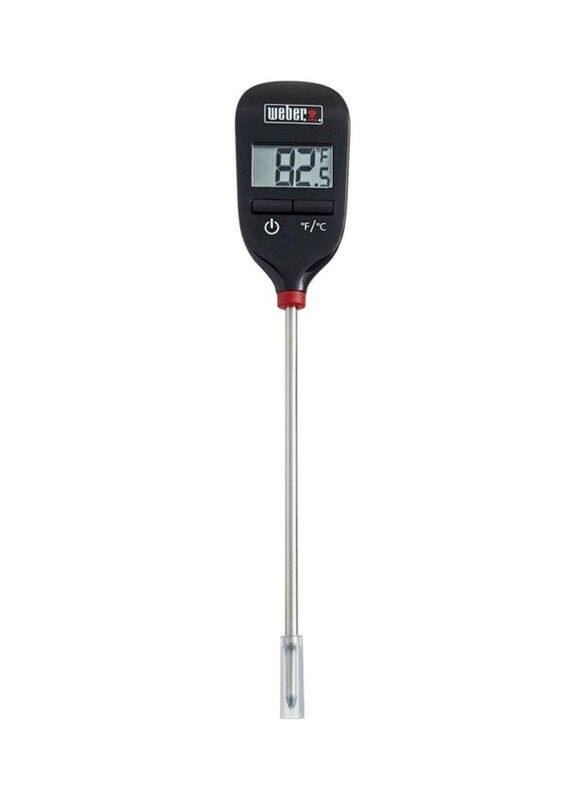 Weber Instant Thermometer, Black/Silver