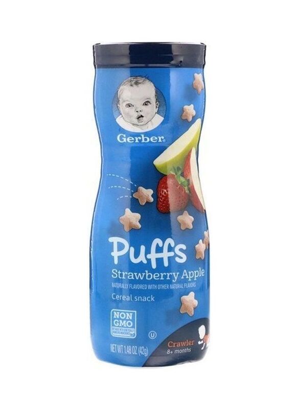 Gerber Apple & Strawberry Baby Cereal, 42g