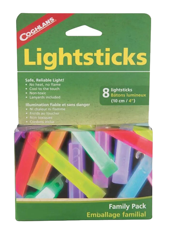 Coghlans Lightstick, 8 Piece, Multicolour