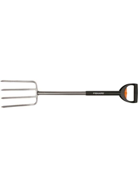 

Fiskars Telescopic Garden Fork, Black/Grey