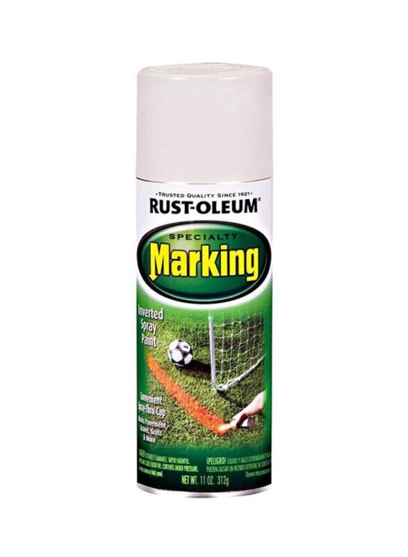 Rust-Oleum Marking Spray Paint, 312g, White
