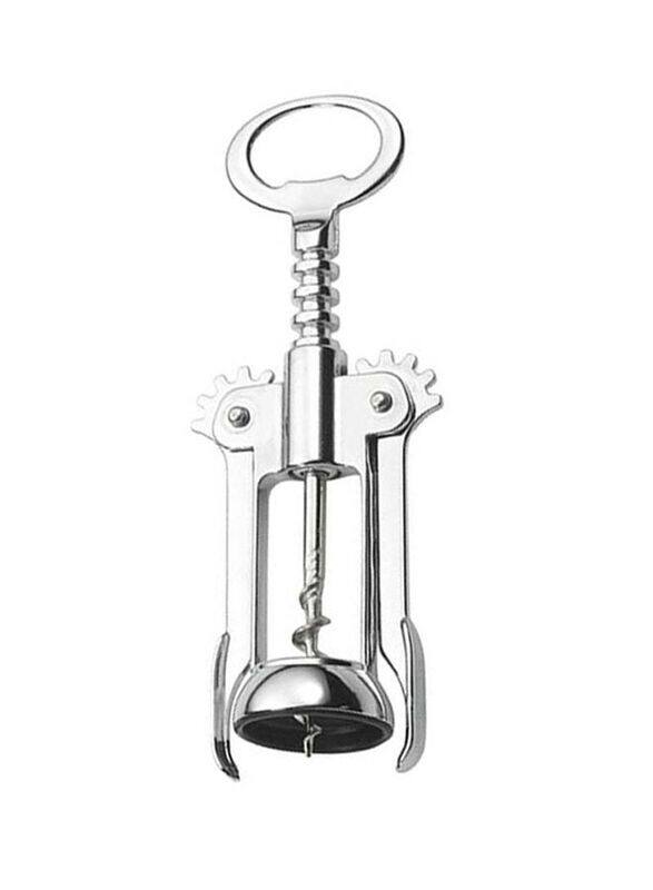 

Pedrini Two Lever Corkscrew with Capsule Lifter, Silver