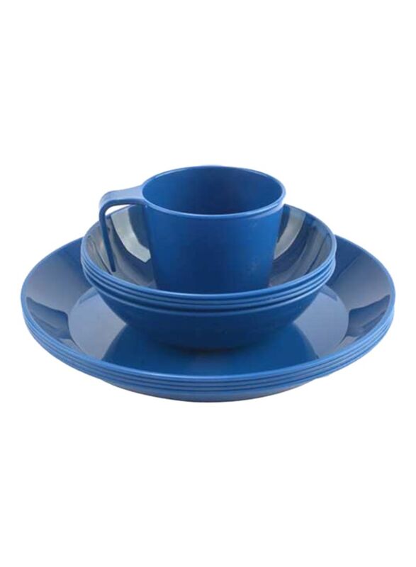 Coghlans Tableware Set, 9 Pieces, Blue