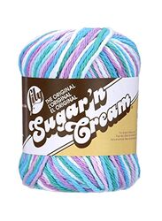 Lily Sugar'n Cream The Original Yarn, 95 Yards, Beach Ball Blue