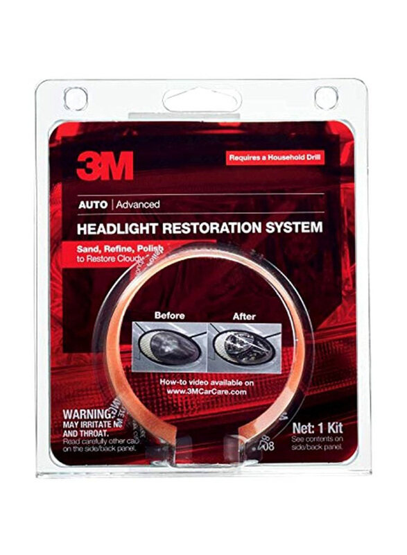 

3M Headlight Lens Restoration System, Black