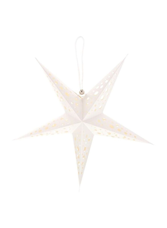 

American Crafts Medium Five Point Star Heidi Swapp Paper Lantern, White