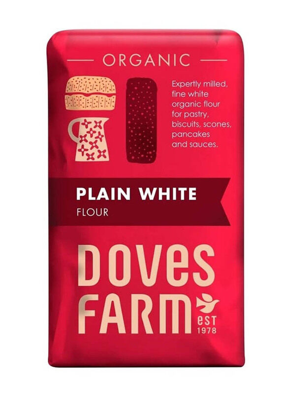 

Doves Farm Organic Plain White Flour, 1Kg