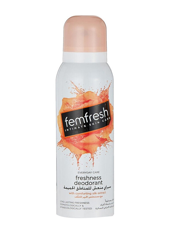 

Femfresh Freshness Deodorant Spray with Comforting Silk Extract, 125ml