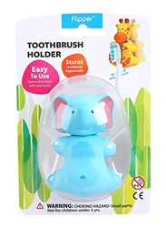 Flipper Elephant Styled Toothbrush Cover for Kids, Blue/Pink