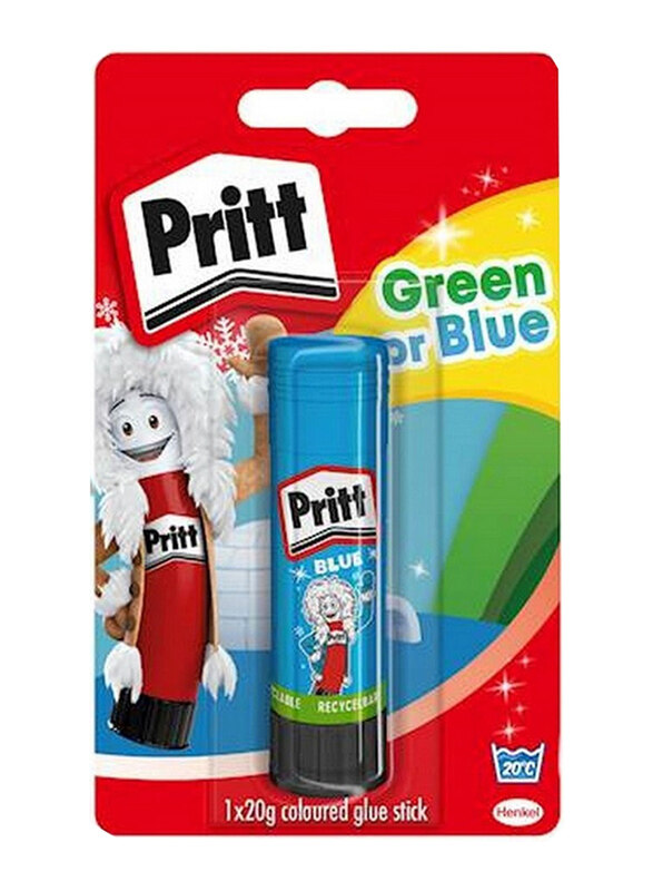 

Pritt Coloured Glue Stick, 20g, Blue