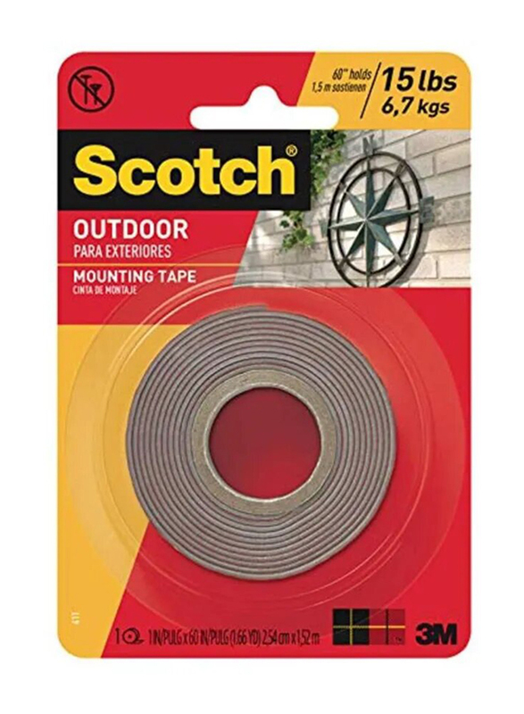 Scotch Mounting Tape, 254cm x 152 Meter, Brown