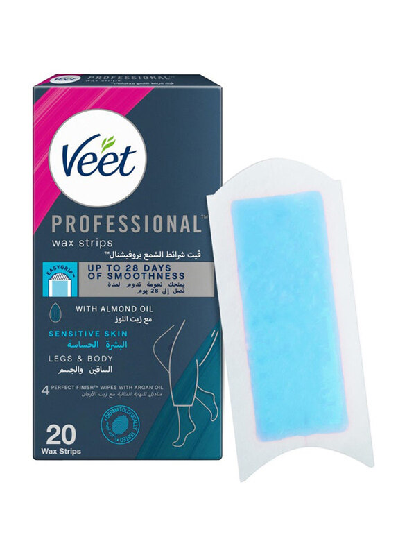 

Veet Hair Removal Easy Gel Strips Body and Legs, 20 Strips