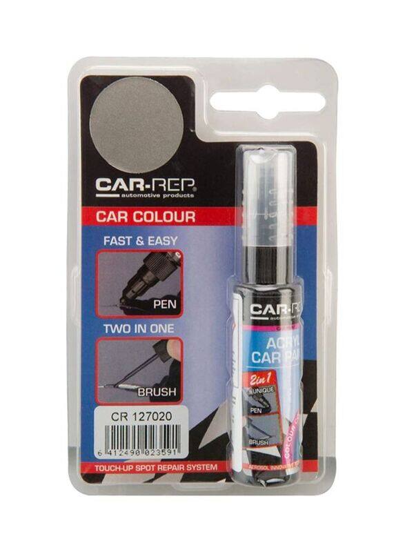

Car-Rep 12ml 2-In-1 Acryl Car Paint, Light Metallic Silver