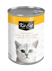 Kit Cat Wild Caught Tuna And Anchovy Cat Wet Food, 400g