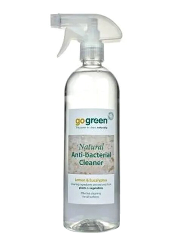Go Green 750ml Natural Anti-Bacterial Liquid Cleaner, Clear