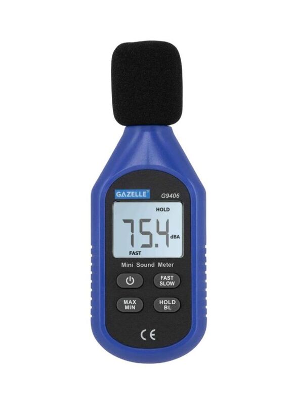 

Gazelle Sound Level Meter, Black/Blue