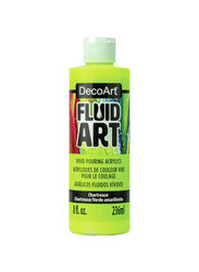 Deco Art Fluid Art Ready-To-Pour Acrylic Paint, 236ml, Chartreuse