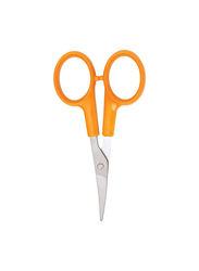 Fiskars Curved Detail Scissors, Silver/Orange