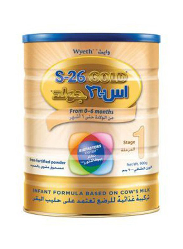 

Wyeth S-26 Gold Stage 1 Baby Formula Food, 900g