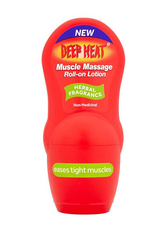 

Deep Heat Muscle Massage Roll-On Pain Relief Lotion, 1 Piece
