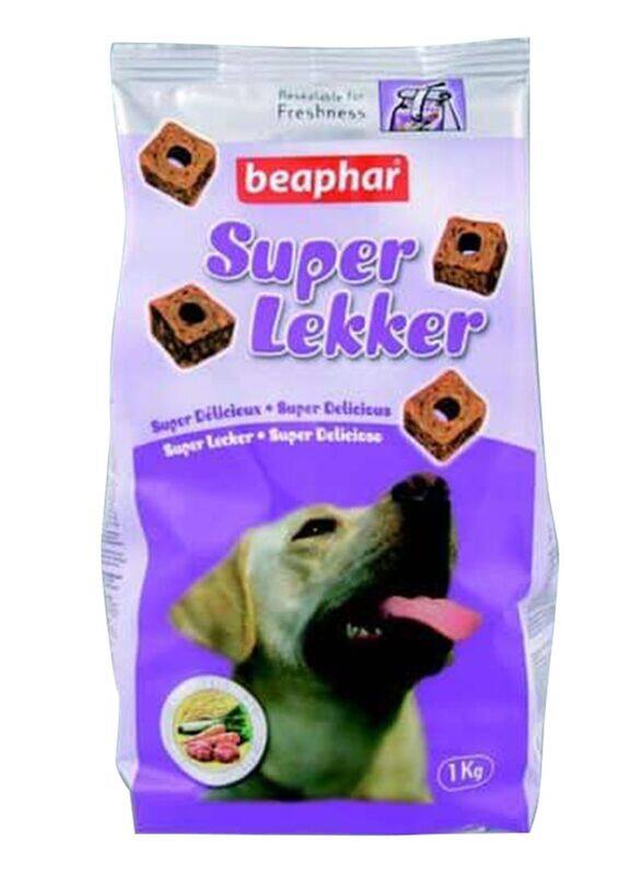 

Beaphar Super Lekker Dry Dog Treats Food, 1 Kg