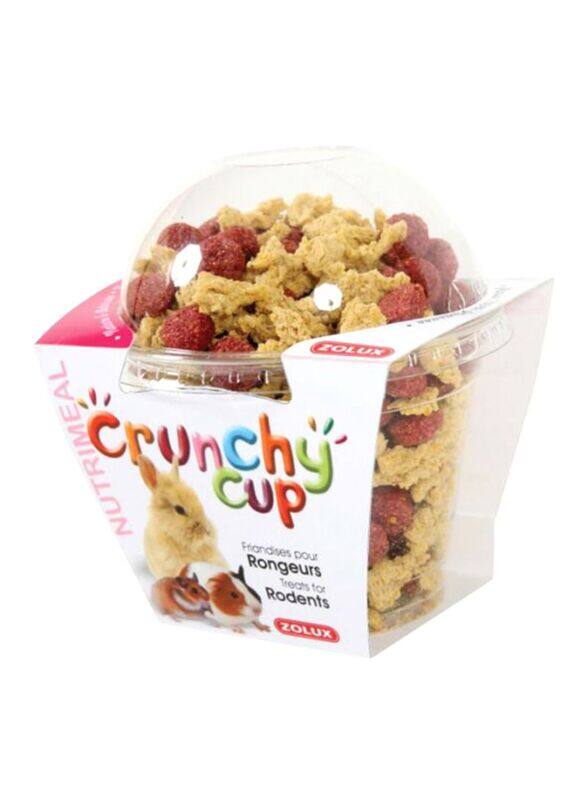 

Zolux Crunchy Cup Nuggets And Beetroot Pellets Rabbit Dry Food, 130g