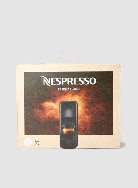 Nespresso 0.6L Essenza Mini Coffee Machine, 1200W, C30-EU2-WH-NE1, Silver
