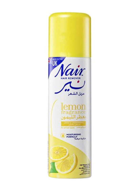 

Nair Lemon Extract Legs & Body Hair Removing Spray, 200ml