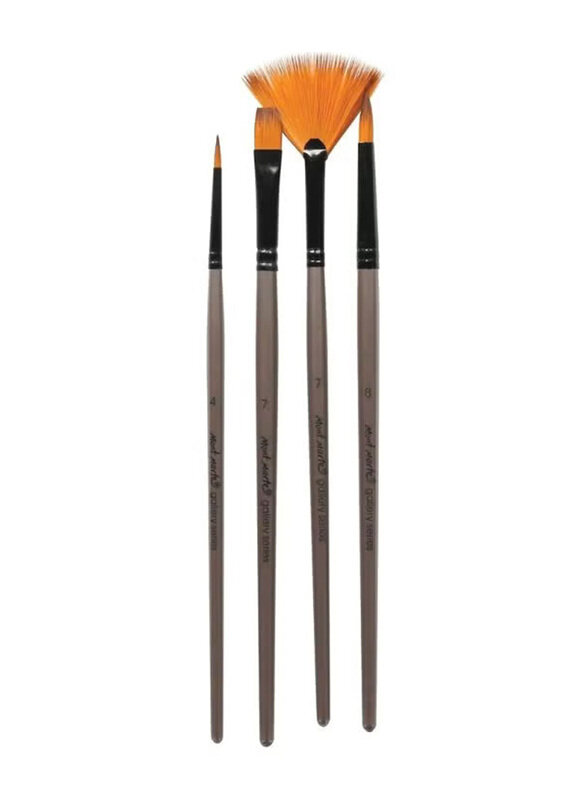 

Mont Marte Gallery Series Brush Set, 4 Pieces, Multicolour