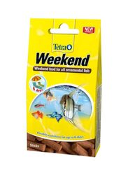 Tetra Weekend Stick Food for Ornamental Fish, Brown, 100g