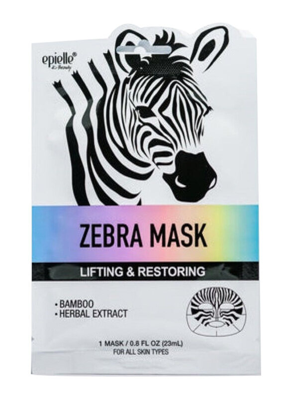 

Epielle Zebra Character Mask For Lifting & Restoring, 1 Piece