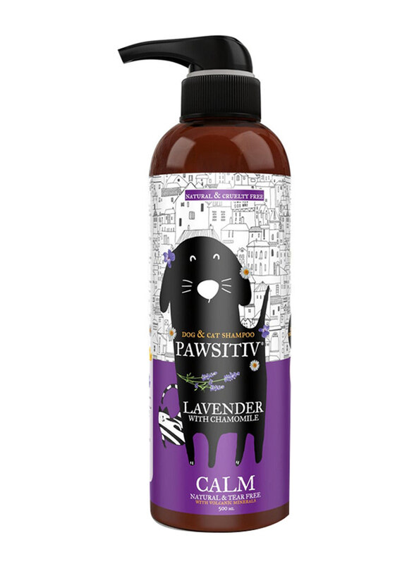 

Pawsitiv Lavender with Chamomile Calm Shampoo, 500ml, Lavender